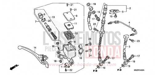 VORDERRADBREMSE (CB600F2) CB600F2 de 2002